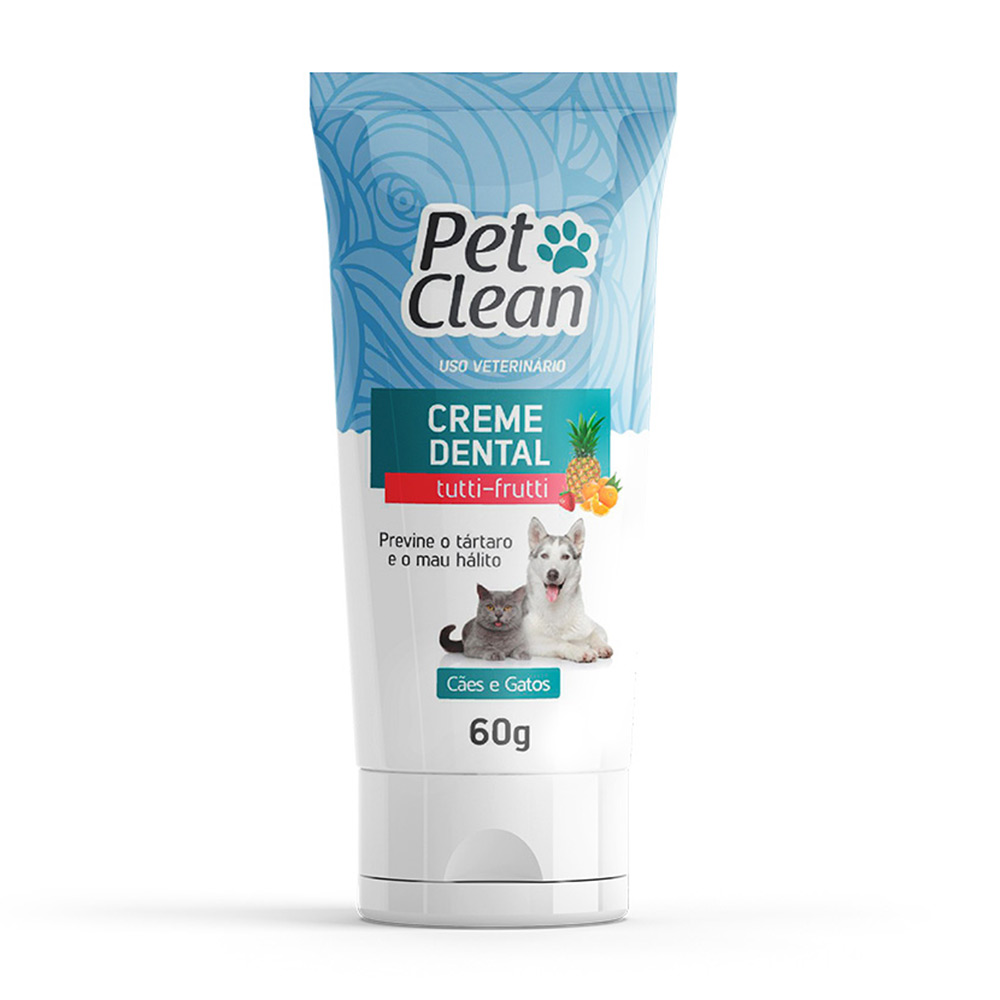 pet clean creme dental ( sabor tultti- frutti)